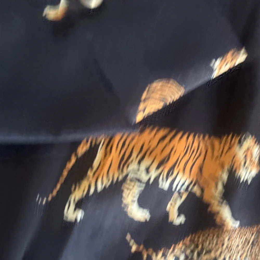 Zara Black Dress with Tiger Pattern - Picture 8 of 9